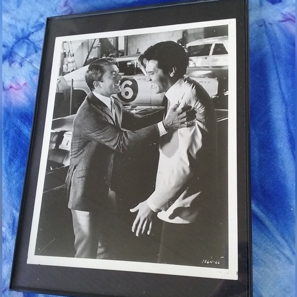 1960s Elvis Presley Speedway Bill Bixby Vintage Hollywood Photograph Rare
